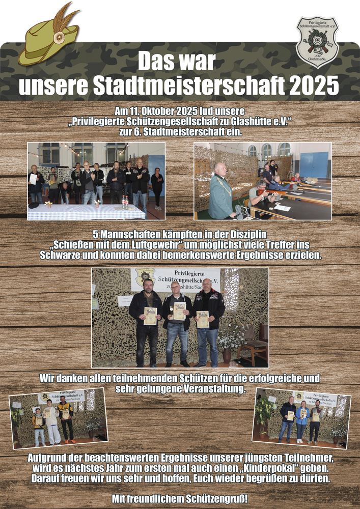 Flyer Stadtmeisterschaften